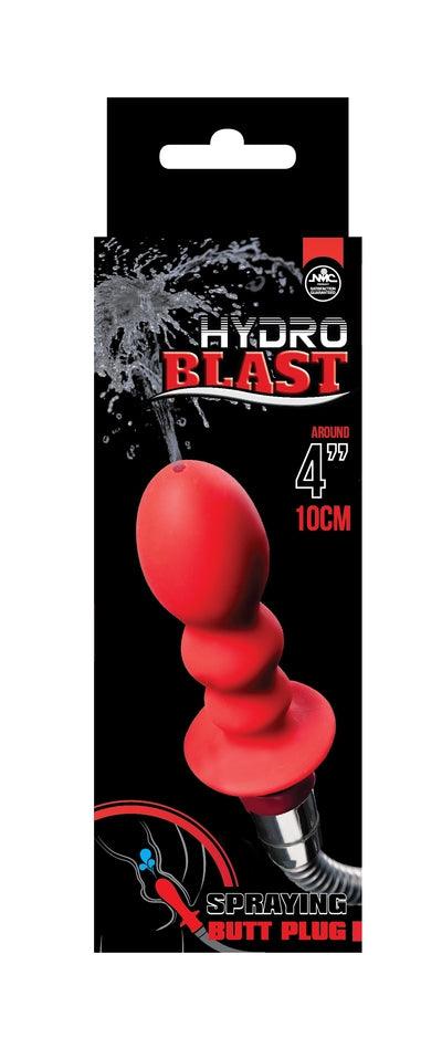 Hydro Blast 4" Silicone Douche Red - Take A Peek