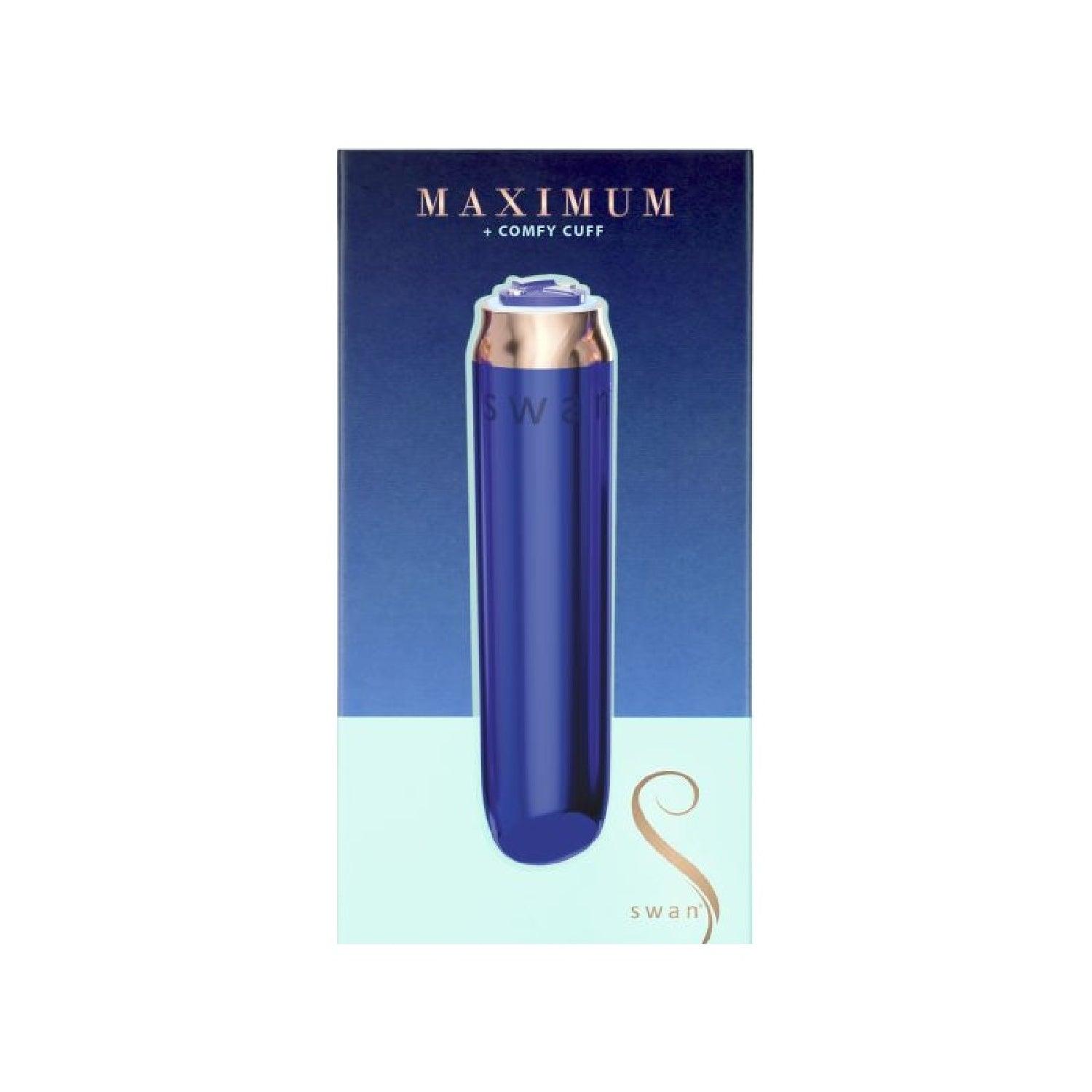Maximum Comfy Cuff Rechargeable Bullet Blue - Take A Peek