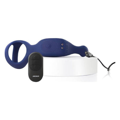 Underquaker Vibrating Anal Probe with Cockring and Remote - Take A Peek