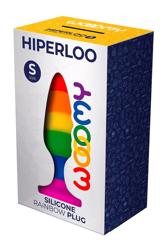 Wooomy Hiperloo Silicone Rainbow Plug S - Take A Peek
