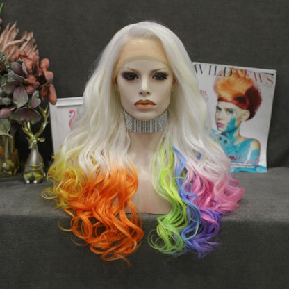 Rainbow Blonde Wig - Take A Peek