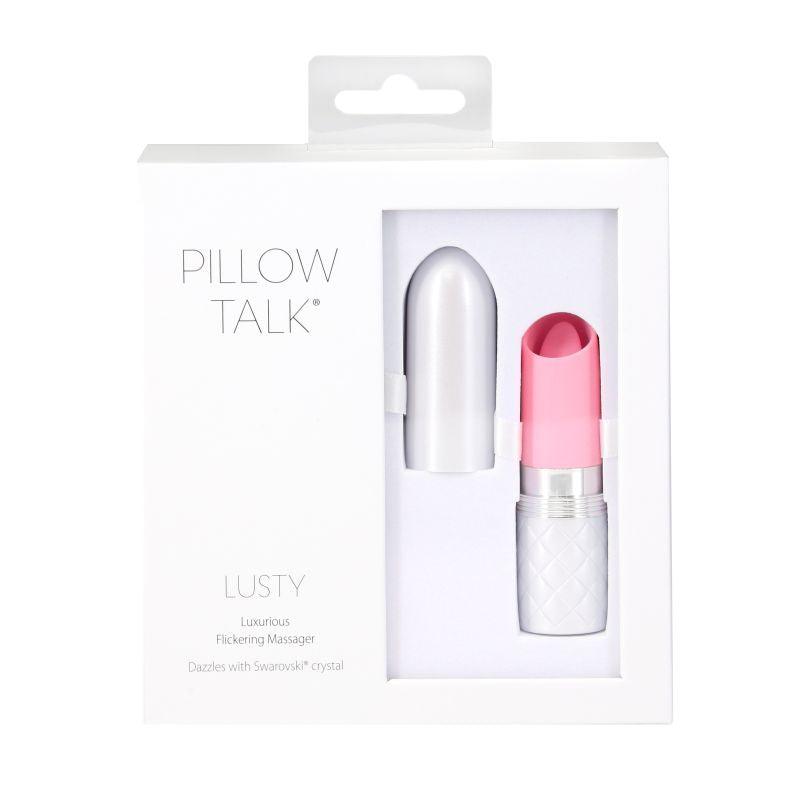 Pillow Talk Lusty Flickering Massager Pink - Take A Peek