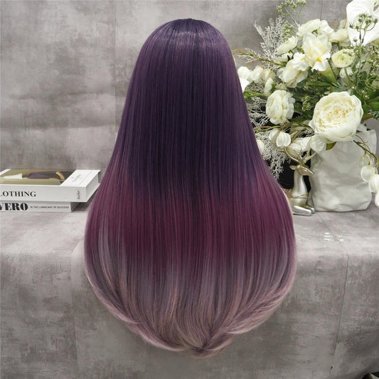 Grape Purple Fade Long Wig - Take A Peek