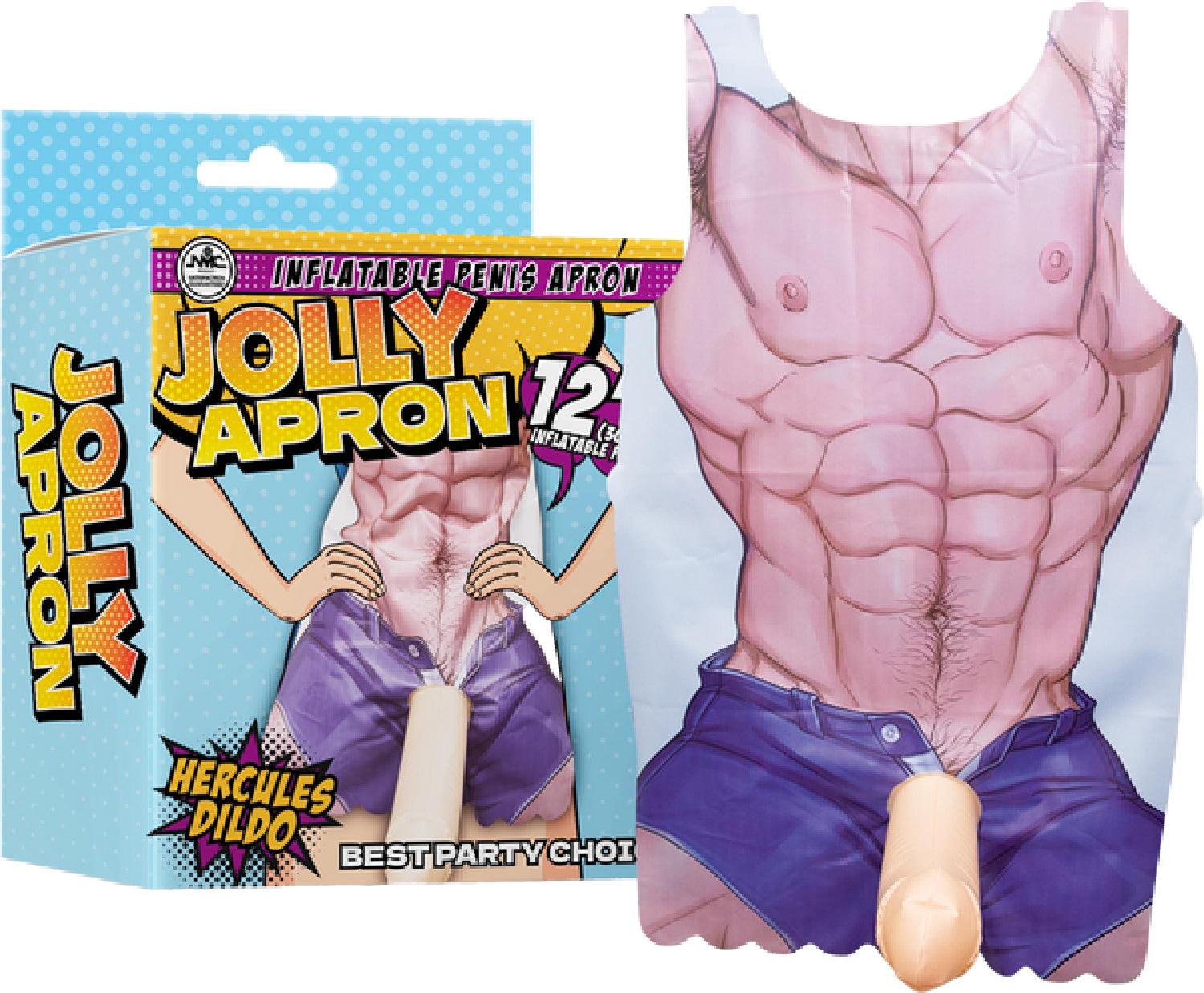 Jolly Apron - 12" Inflatable Penis - Take A Peek