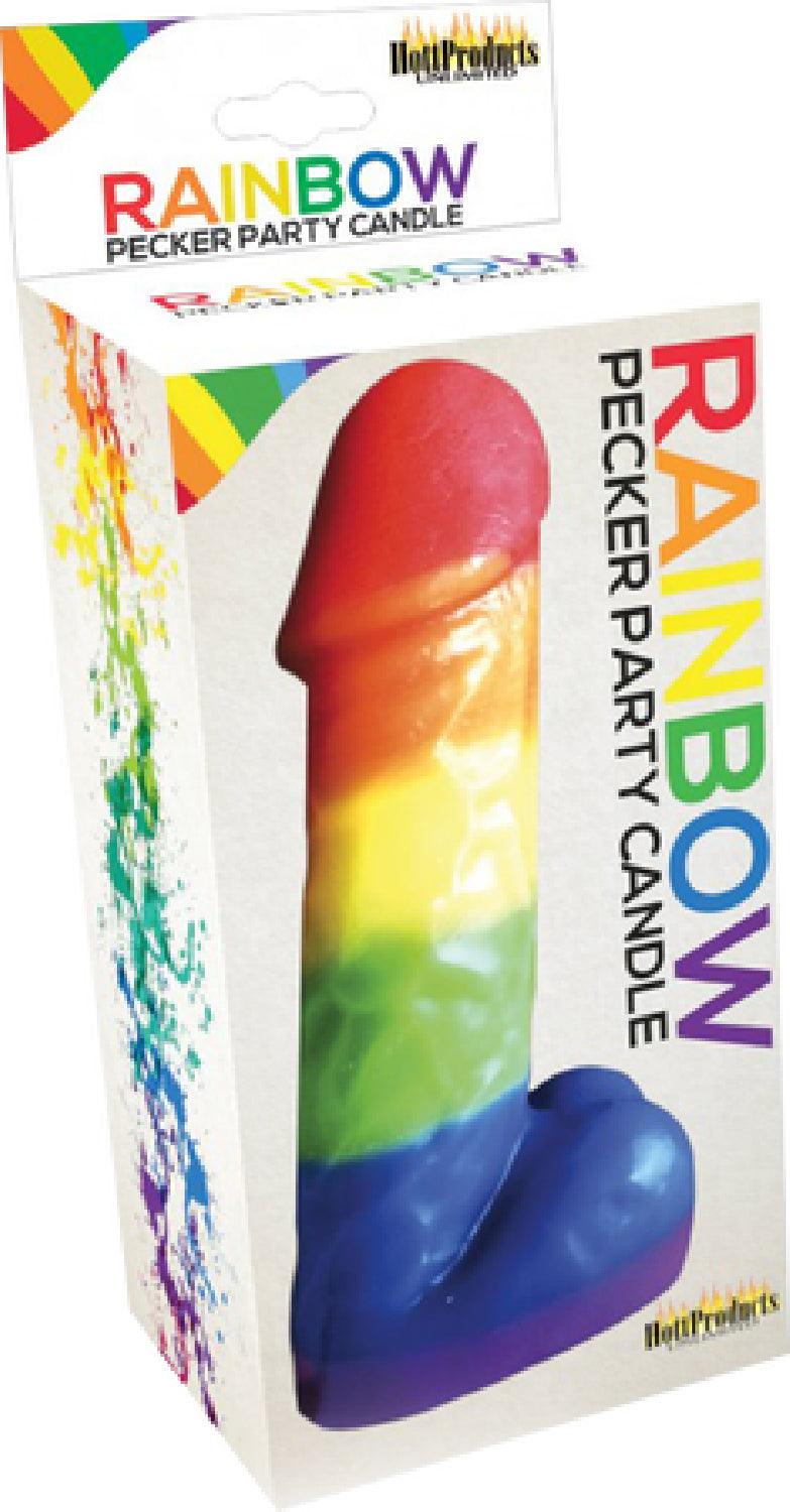 Rainbow Pecker Party Candle - Take A Peek
