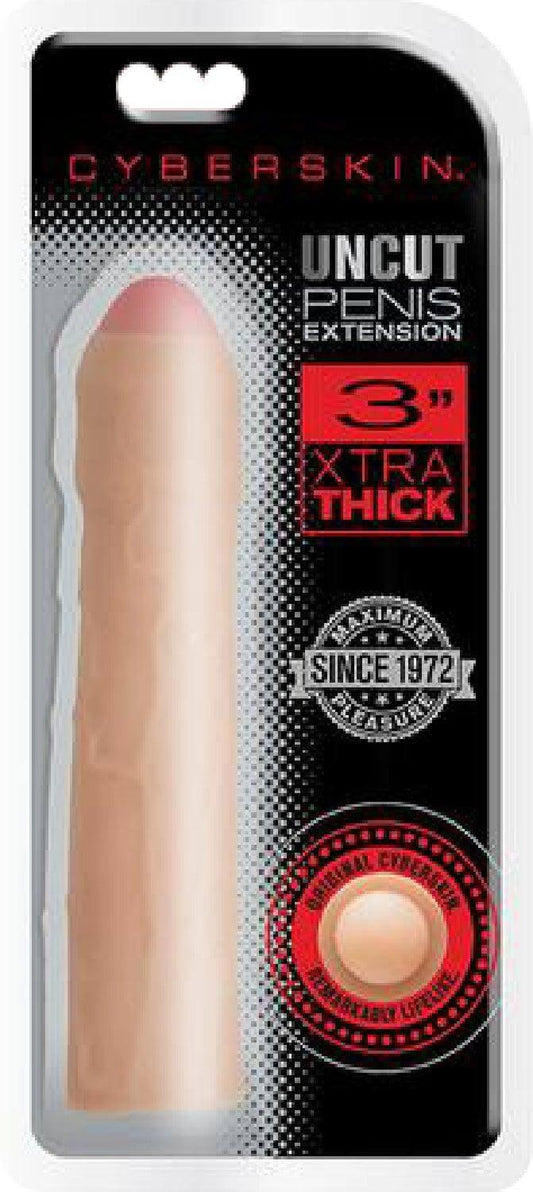 3" Xtra Uncut Transformer Penis Extension (Flesh) - Take A Peek