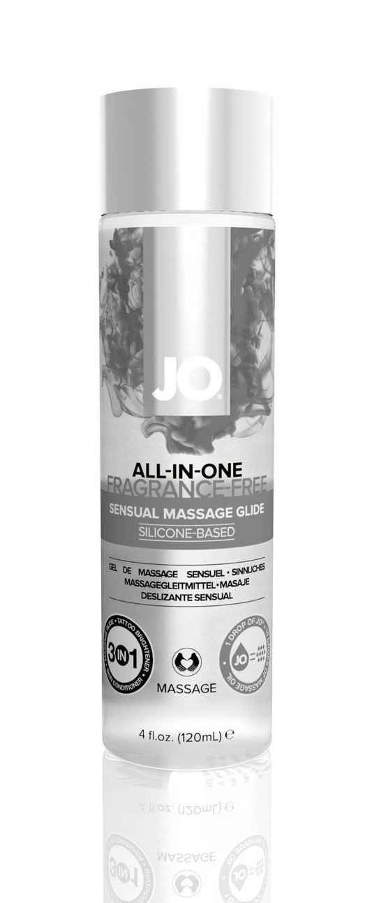 JO Massage Glide Unscented 4 Oz / 120 ml - Take A Peek