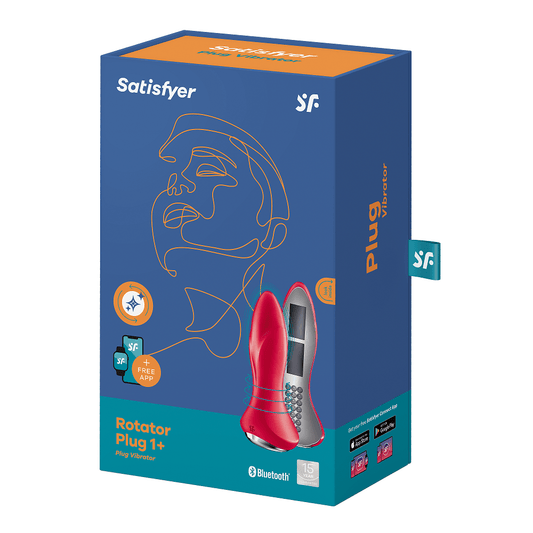 Satisfyer Rotator Plug 1+ red - Take A Peek