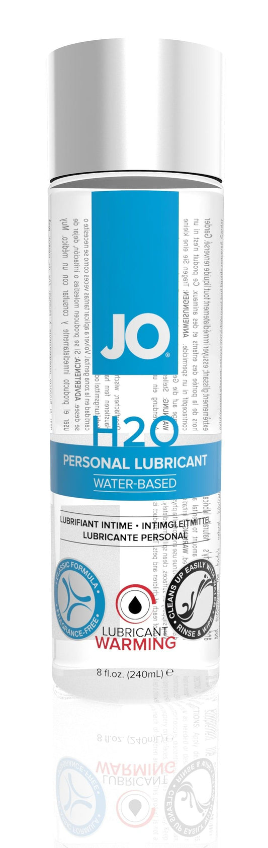 JO H2O Warming 8 Oz / 240 ml - Take A Peek