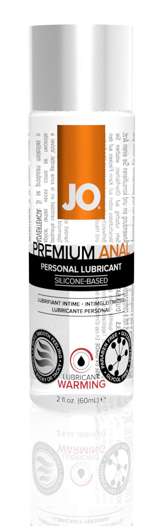 JO Anal Premium Warming 2 Oz / 60 ml - Take A Peek