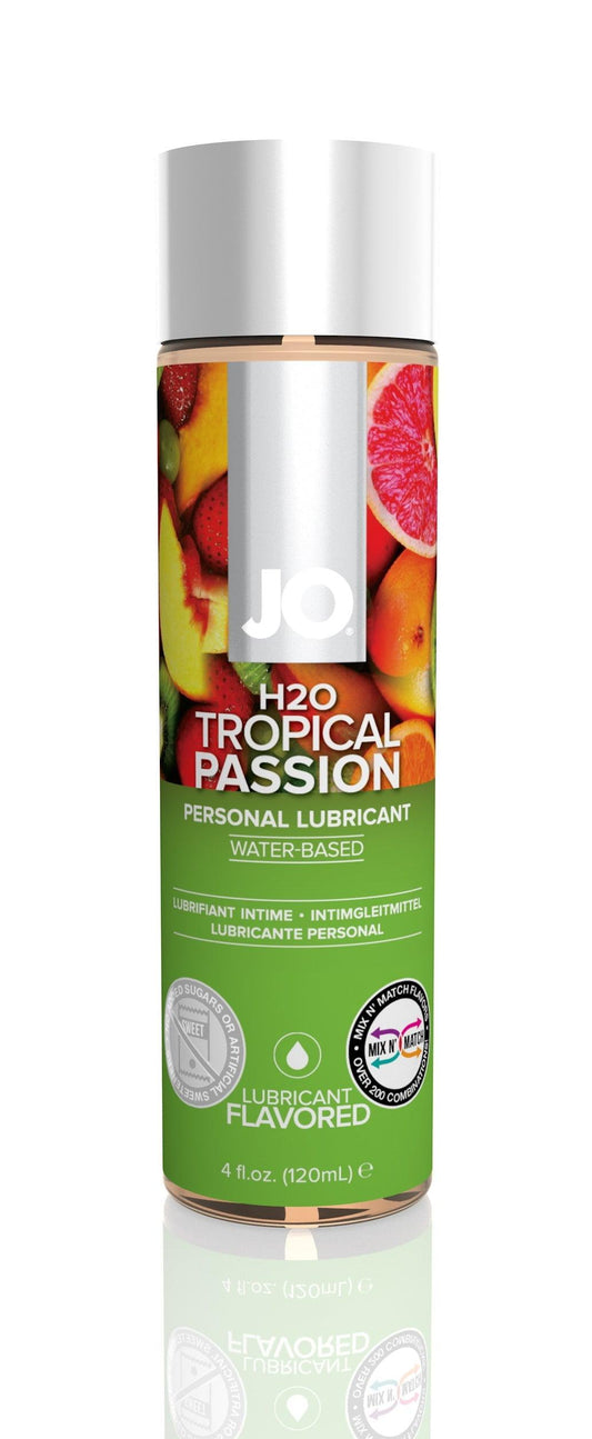 JO H2O Flavored Tropical Passion 4 Oz / 120 ml - Take A Peek