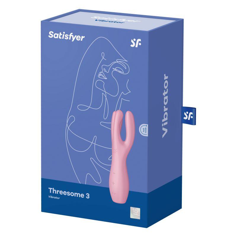 Satisfyer Threesome 3 Layon Vibrator Pink - Take A Peek