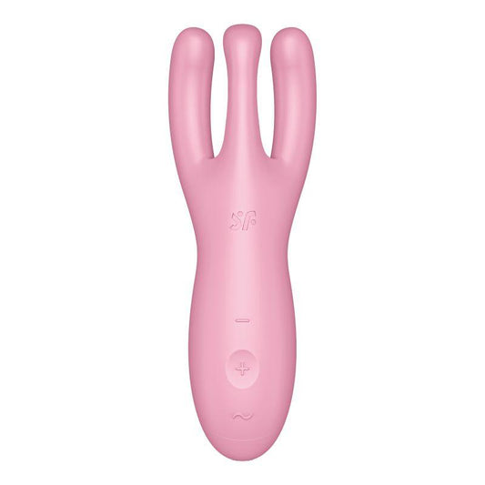 Satisfyer Threesome 4 Connect App Layon Vibrator Pink - Take A Peek