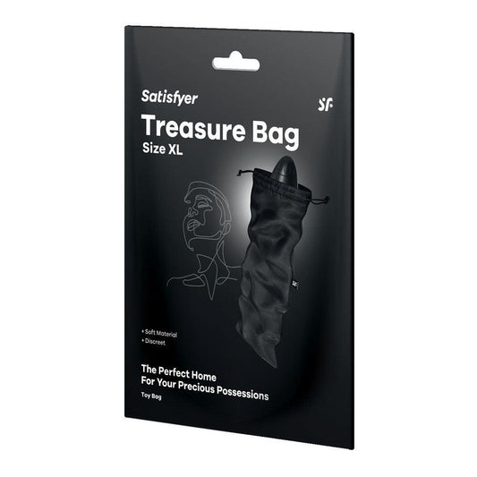 Satisfyer Treasure Bag XLarge - Black - Take A Peek