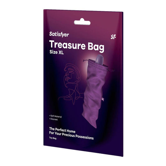 Satisfyer Treasure Bag XLarge - Violet - Take A Peek