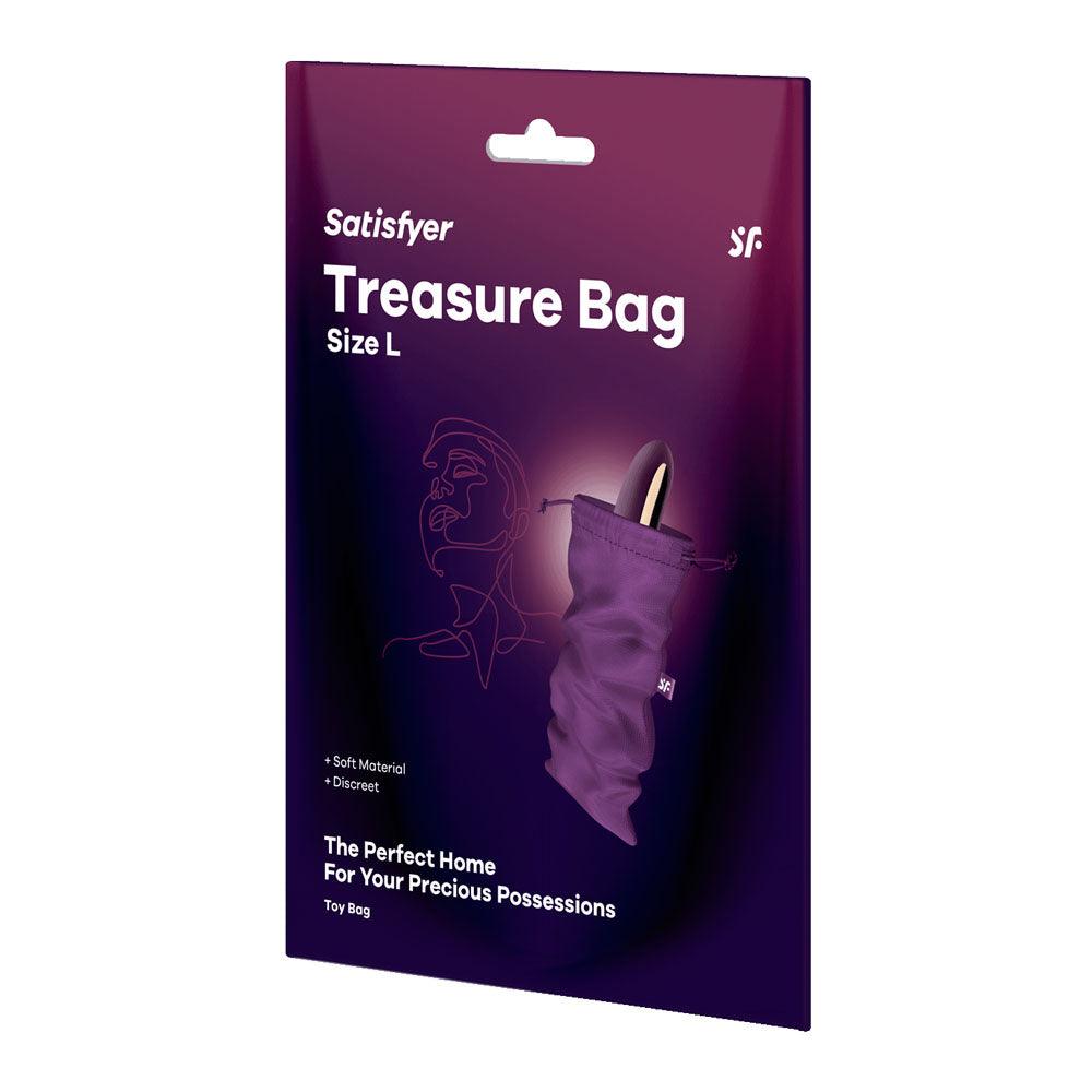 Satisfyer Treasure Bag Large - Violet - Take A Peek