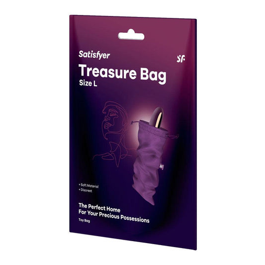 Satisfyer Treasure Bag Large - Violet - Take A Peek