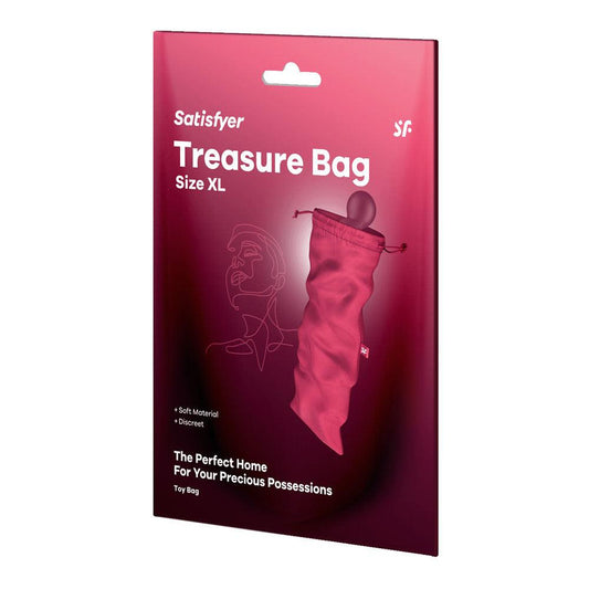 Satisfyer Treasure Bag XLarge - Pink - Take A Peek