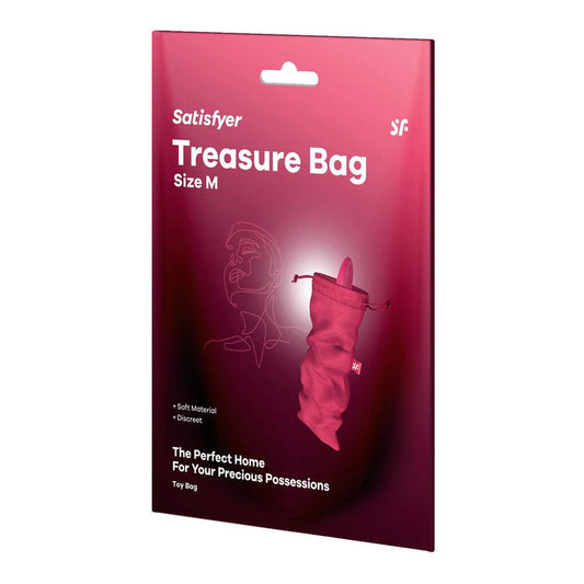 Satisfyer Treasure Bag Medium - Pink - Take A Peek