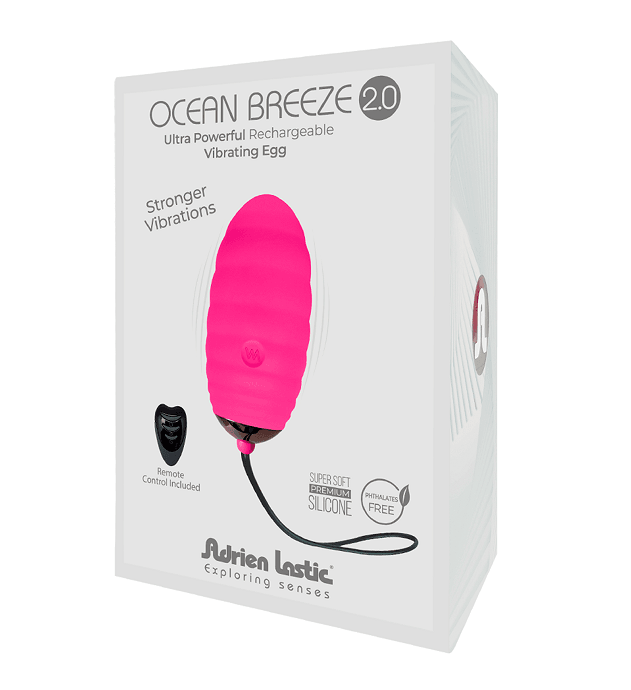 Ocean Breeze Rechargeable Bullet with Remote Pink 2.0 - Take A Peek