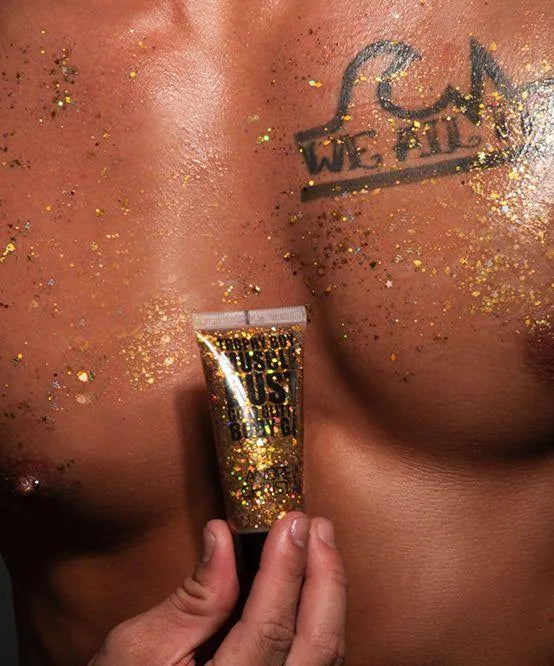 Trophy Boy GOLD Muscle Dust Body Glitter - Take A Peek