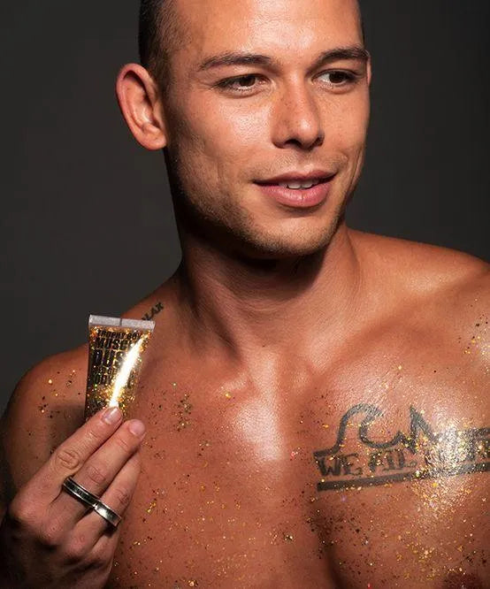 Trophy Boy GOLD Muscle Dust Body Glitter - Take A Peek