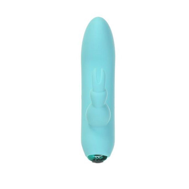 Alices Bunny Rechargeable Bullet w Rabbit Sleeve Teal - Take A Peek