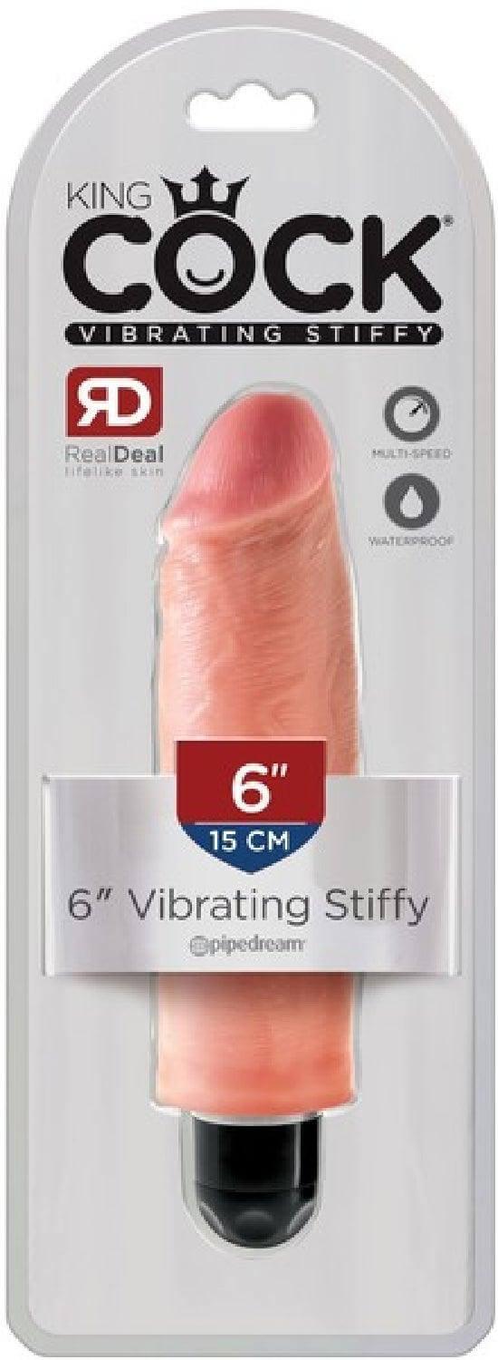 6" Vibrating Stiffy (Flesh) - Take A Peek