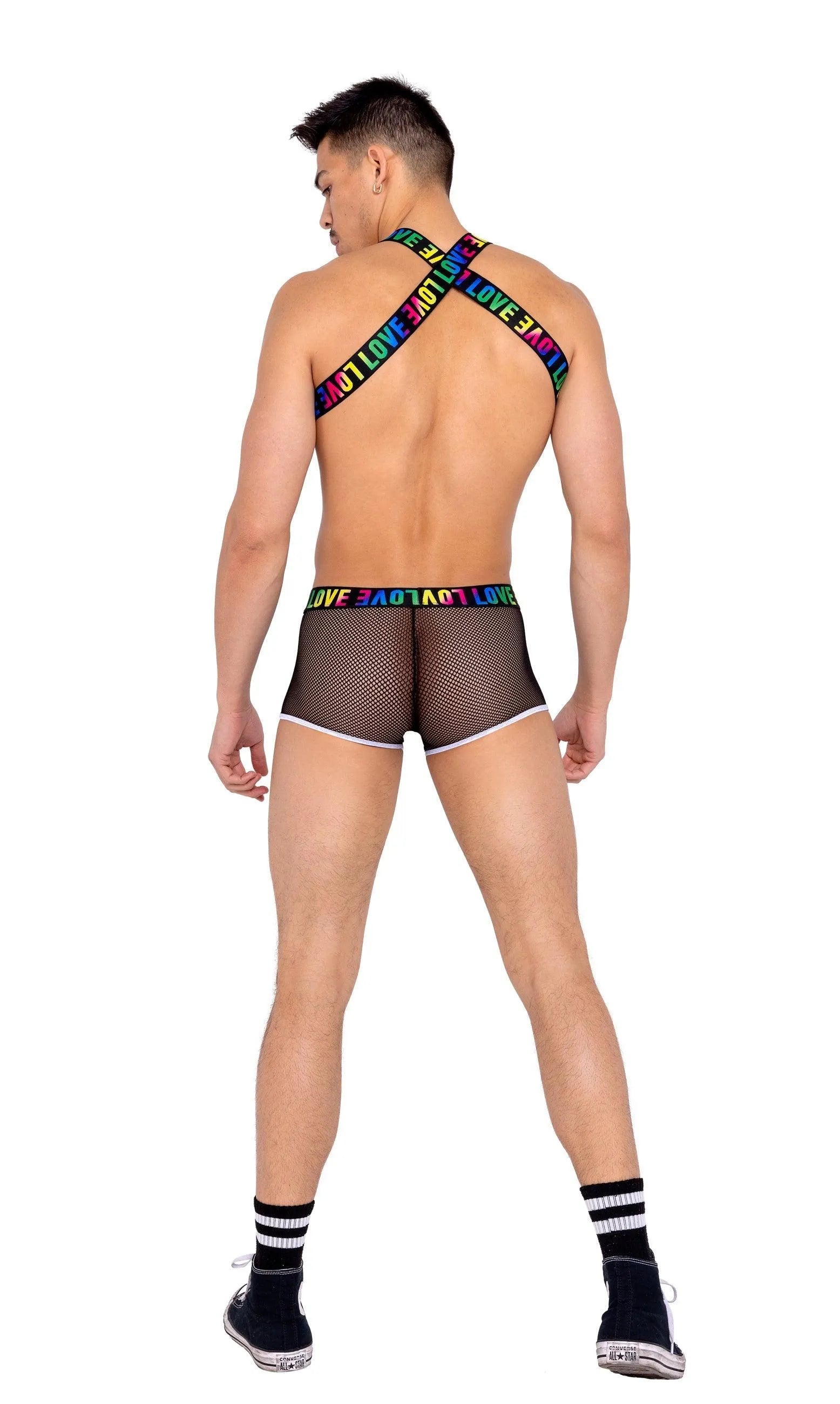 6156 - Mens Pride Harness with Suspenders - Take A Peek