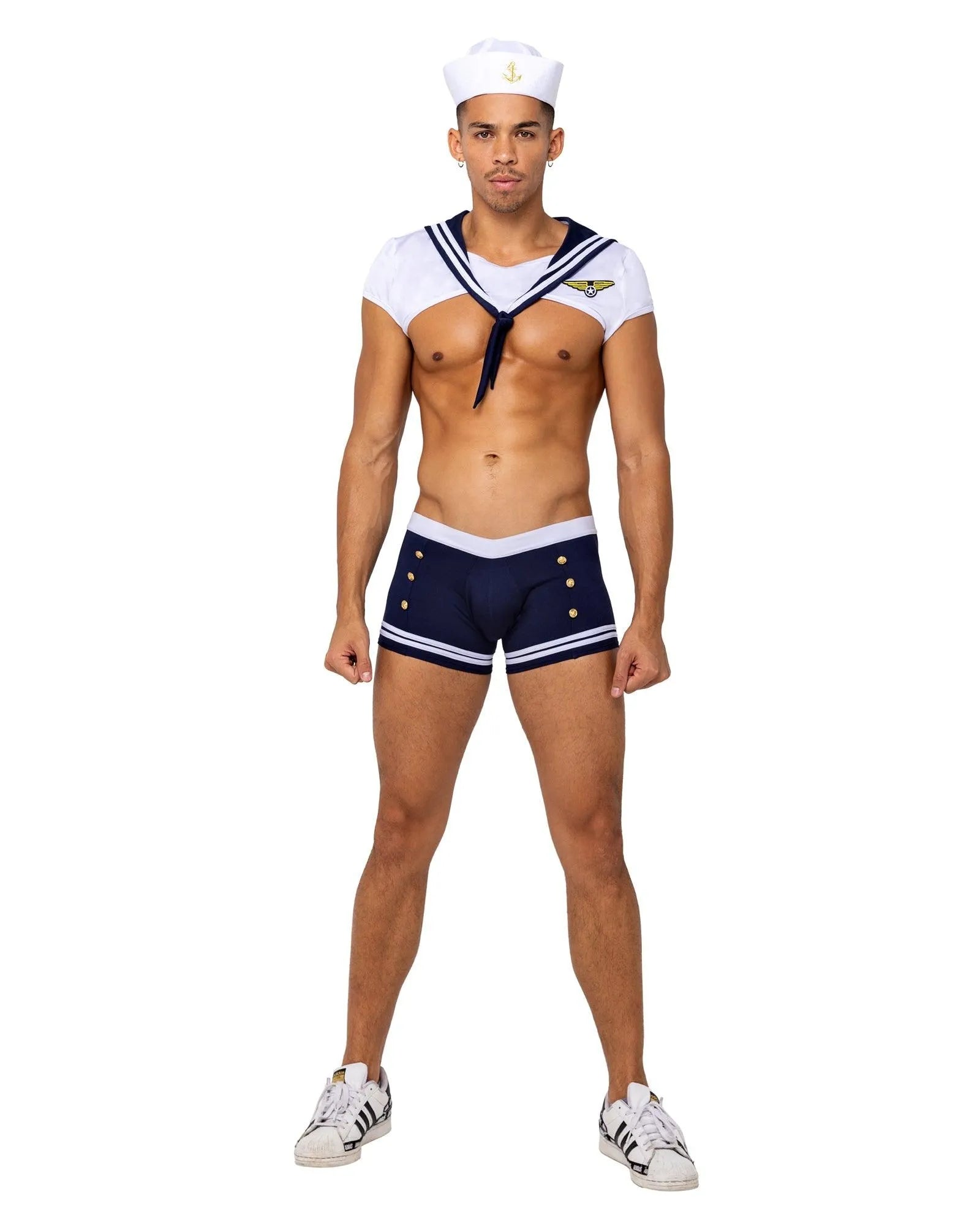 6179 - 3PC Mens Sailor Stud - Take A Peek