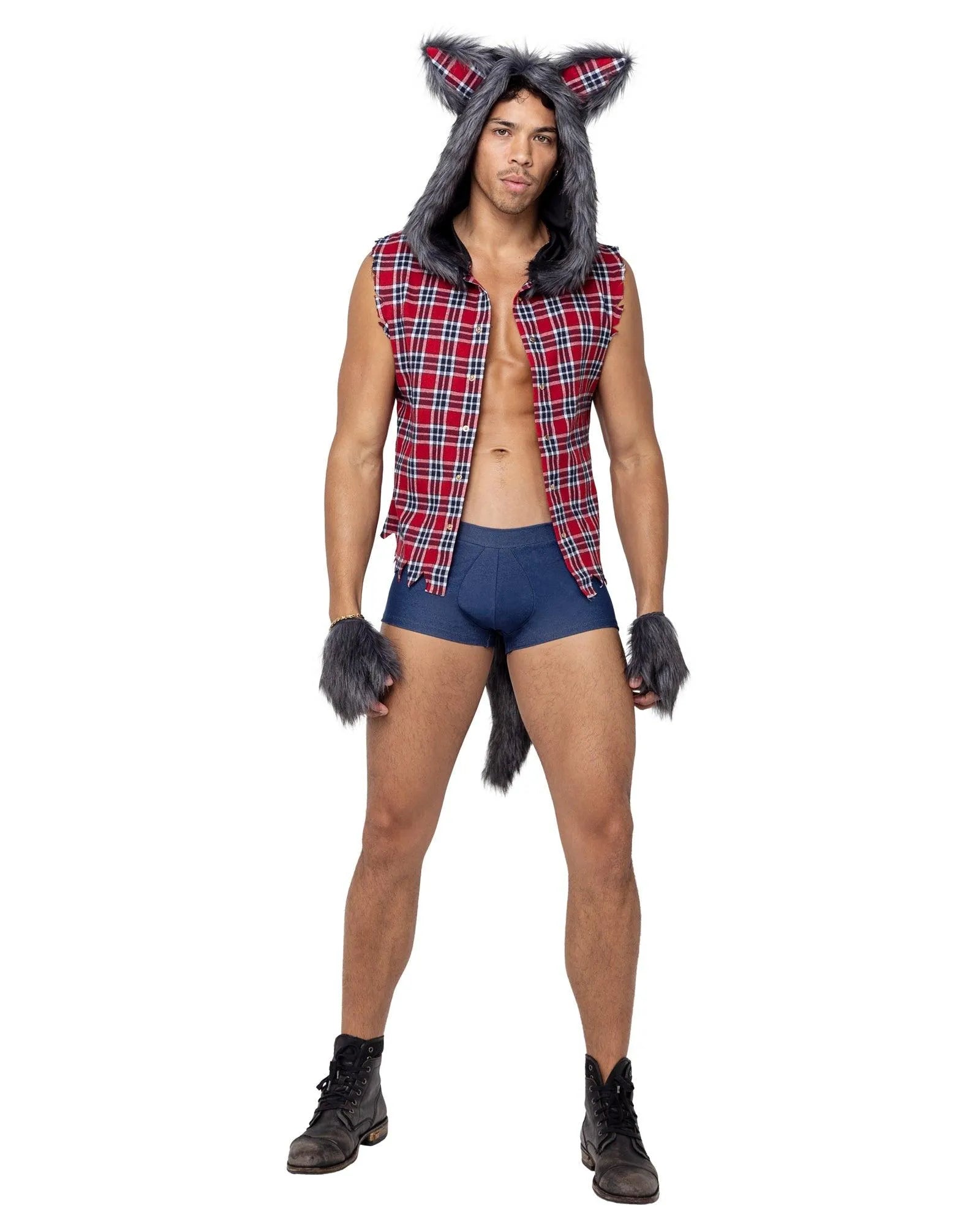 6187 - 3PC Mens Full Moon Werewolf - Take A Peek