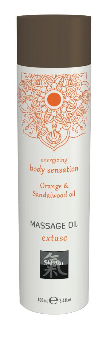 Shiatsu Massage Oil Extase Orange And Sandalwood Oil 100ml - Take A Peek