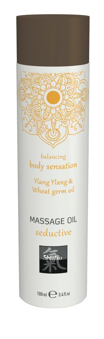 Shiatsu Massage Oil Seductive Ylang Ylang And Wheat Germ Oil 100ml - Take A Peek
