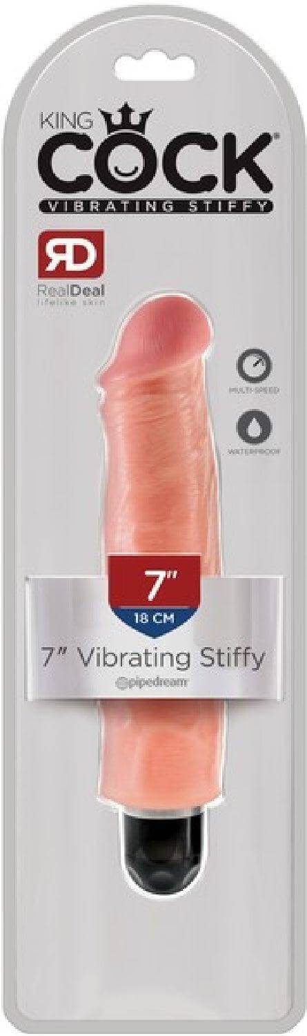 7" Vibrating Stiffy (Flesh) - Take A Peek