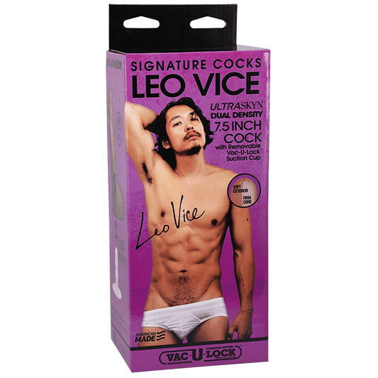 Signature Cocks - Leo Vice - 6 Inch ULTRASKYN Cock with Removable Vac-... - Take A Peek