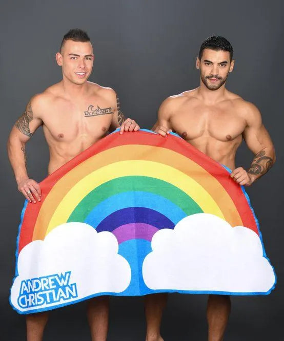 Rainbow Pride Beach Towel - Take A Peek