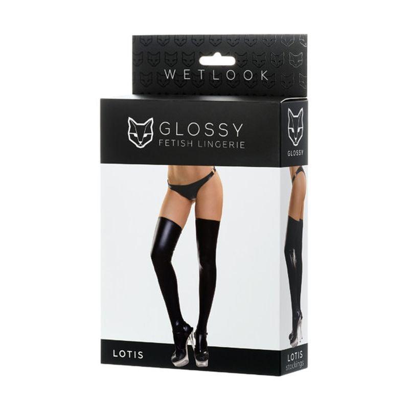 Glossy Wetlook Stockings Lotis - Take A Peek