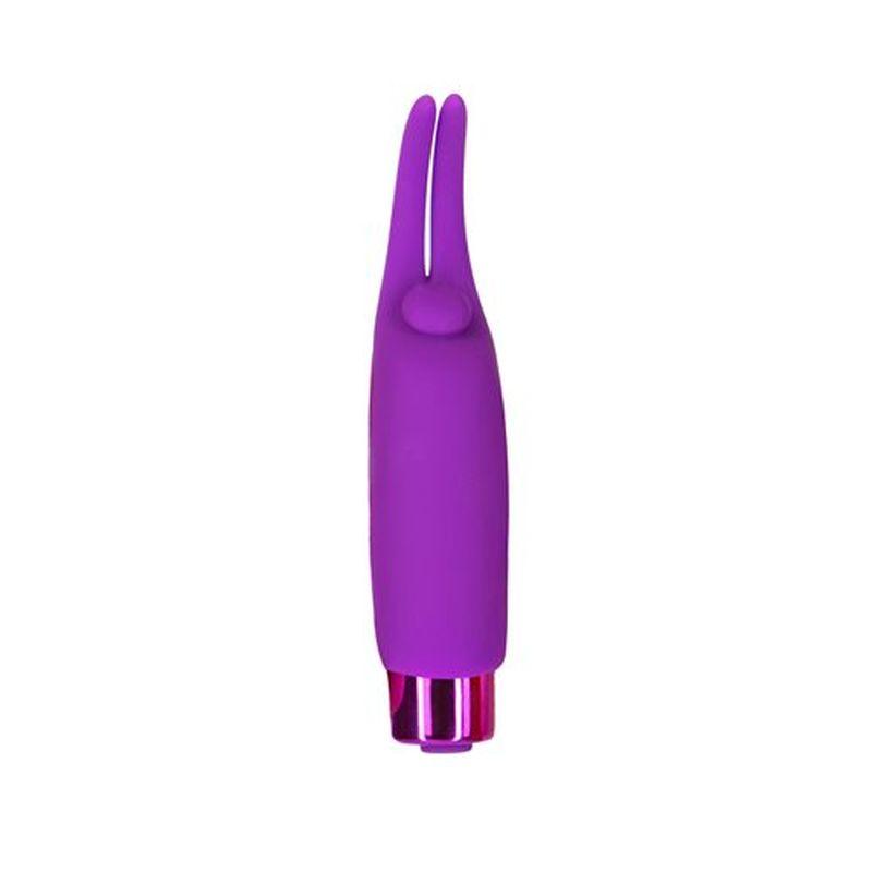 Power Bullet Teasing Tongue  w Rechargeable Bullet Purple - Take A Peek