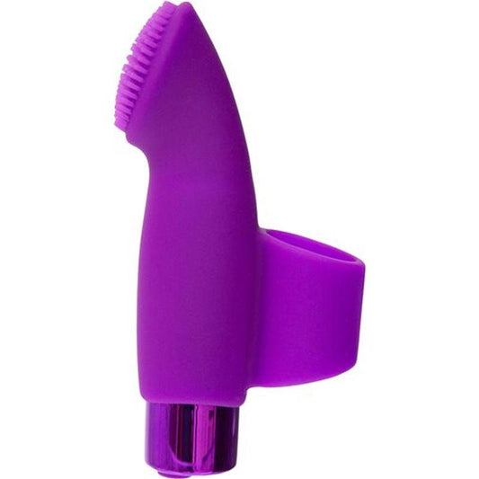 Naughty Nubbies Finger Vibe w Mini Powerbullet Purple - Take A Peek