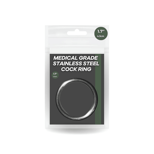 1.7" Medical Grade Stainless Steel Cock Rings - Take A Peek