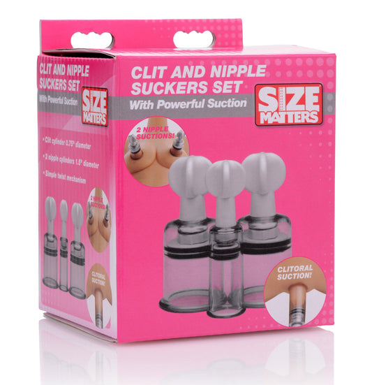 Clit And Nipple Suckers Set - Take A Peek