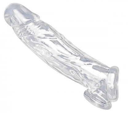 Realistic Clear Penis Enhancer and Ball Stretcher - Take A Peek