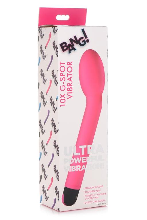 Bang! 10X G-Spot Rechargeable Vibrator - Pink - Take A Peek