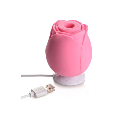 10X Wild Rose Silicone Suction Stimulator Pink - Take A Peek