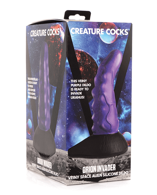 Creature Cocks Orion Invader Veiny Space Alien Silicone Dildo - Take A Peek