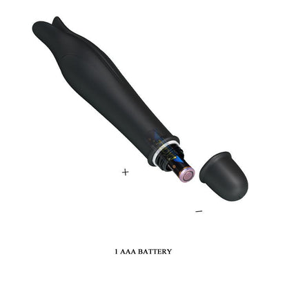 Battery Vibrator Black 137mm - Edward - Take A Peek