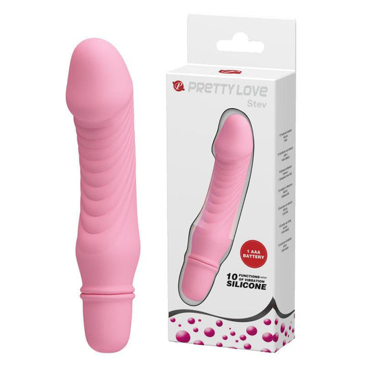 Dolphin Vibrator Soft Pink "Stev" 133mm - Take A Peek