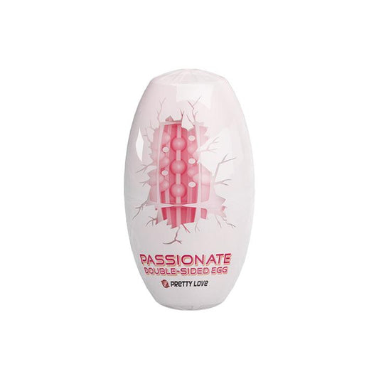 Fantastic Egg Hard Boiled Masturbator - "Passionate" - Pink - Take A Peek