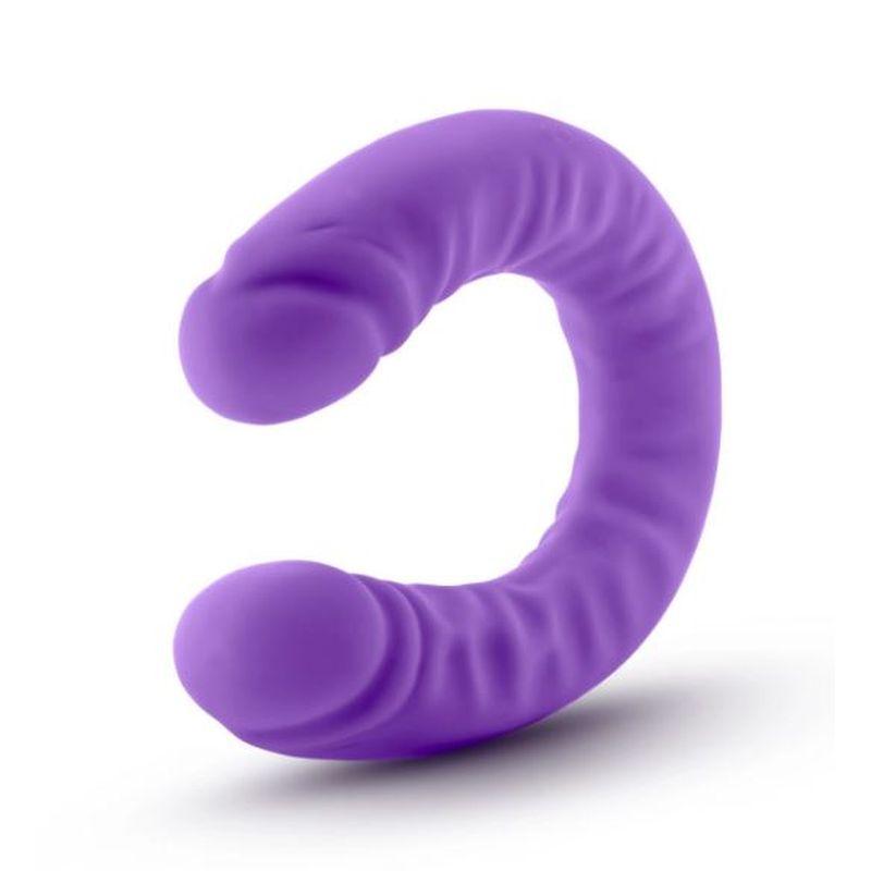 Ruse Silicone Slim 18in Purple Double Dong - Take A Peek