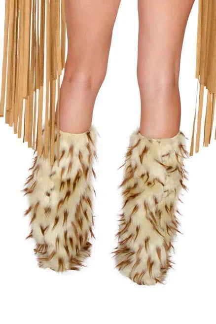 CC239 - Brown Spike Legwarmers - Take A Peek